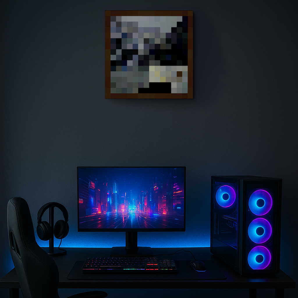 Plakat Minecraft Aztec