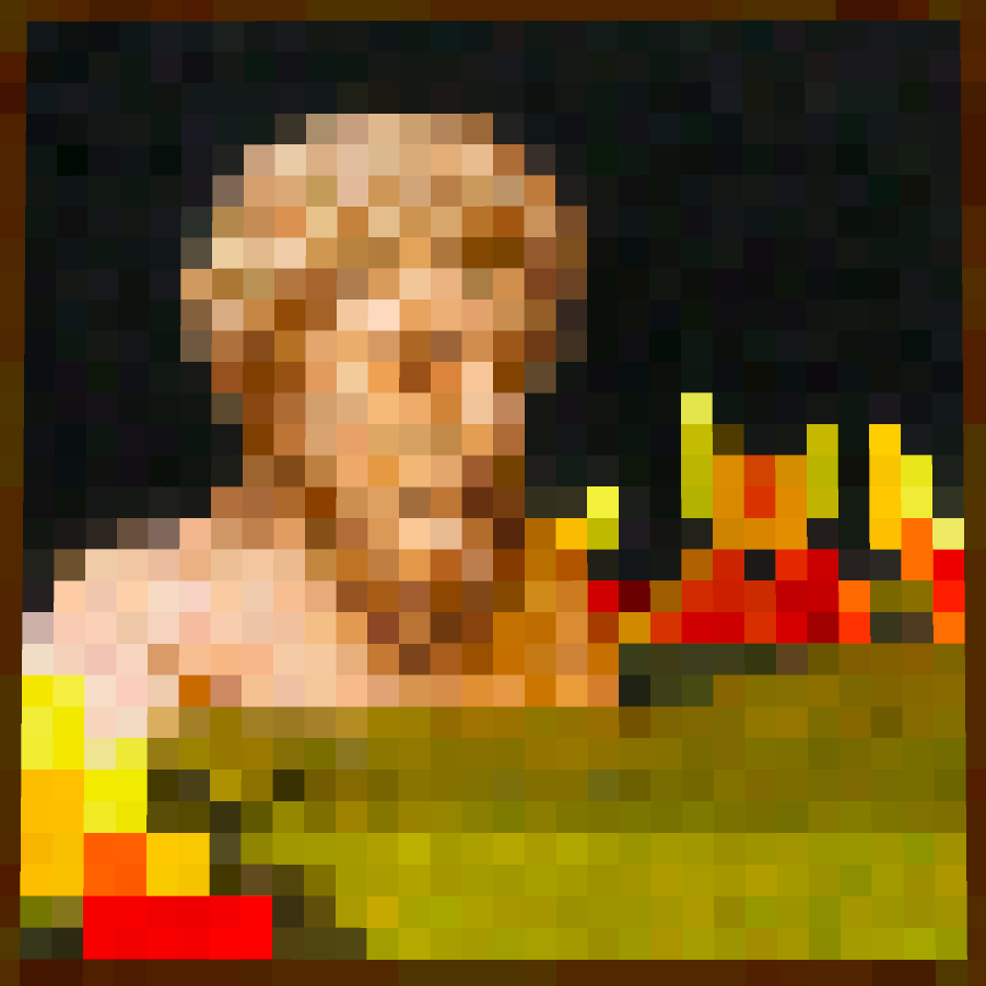 Plakat Minecraft Bust