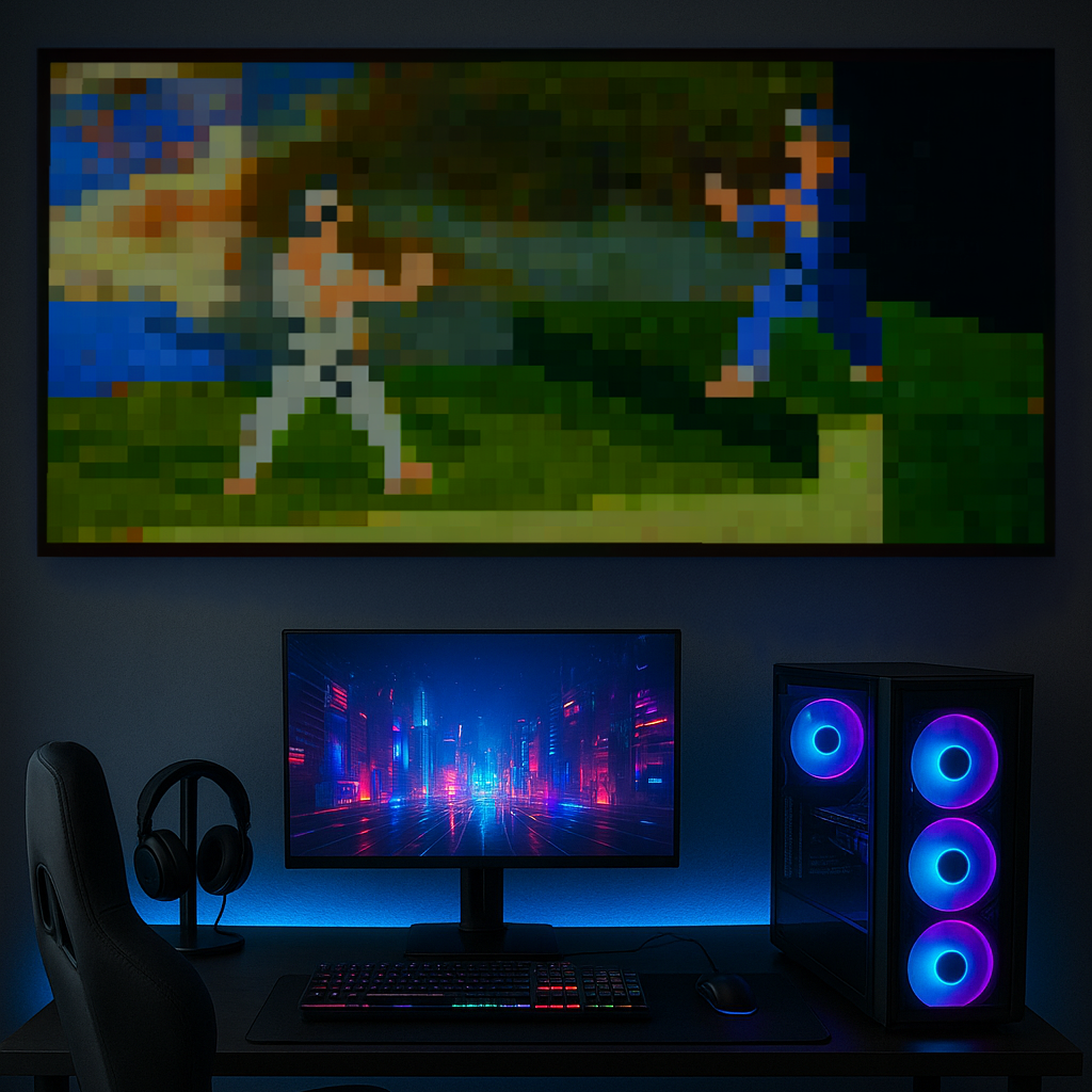 Plakat Minecraft Fighters