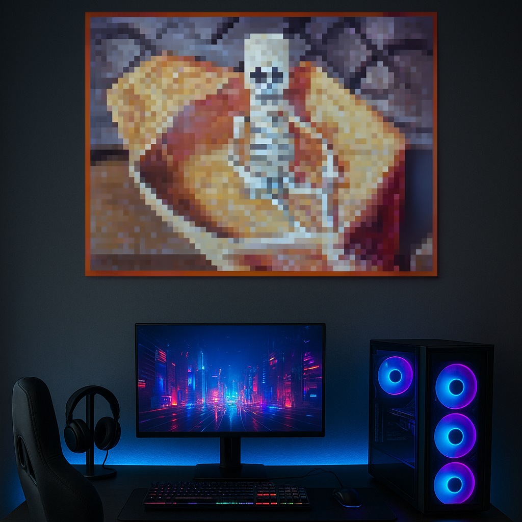 Plakat Minecraft Skeleton