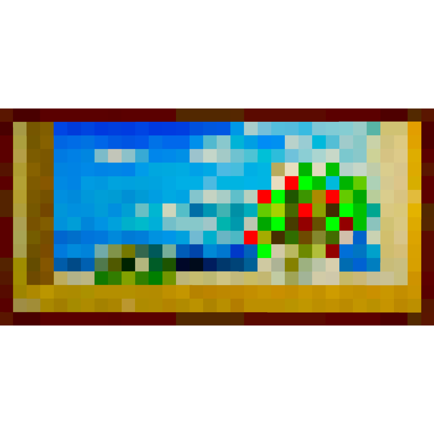 Plakat Minecraft Seaside