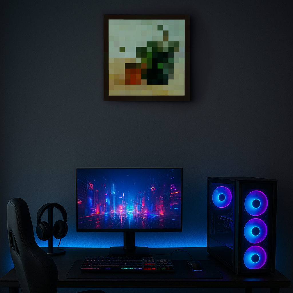 Plakat Minecraft Plant