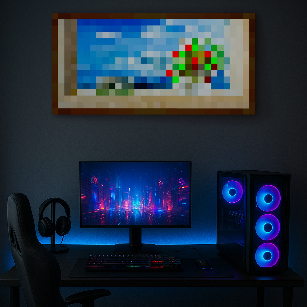 Plakat Minecraft Seaside