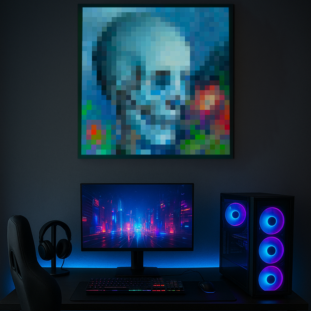 Plakat Minecraft SkullAndRoses