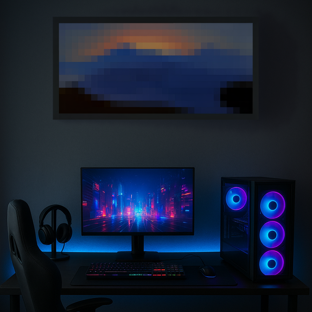 Plakat Minecraft Sunset