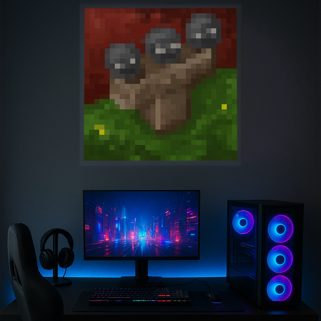 Plakat Minecraft Wither